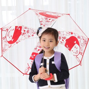 해피플레이 키즈몰아동 투명우산 아동우산  교통안전우산 캐릭터우산 장우산 고급형 단체선물 비닐우산 1+1